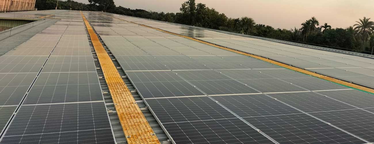 1021 kWp Rooftop Solar Solution for SAN Apparels Ltd