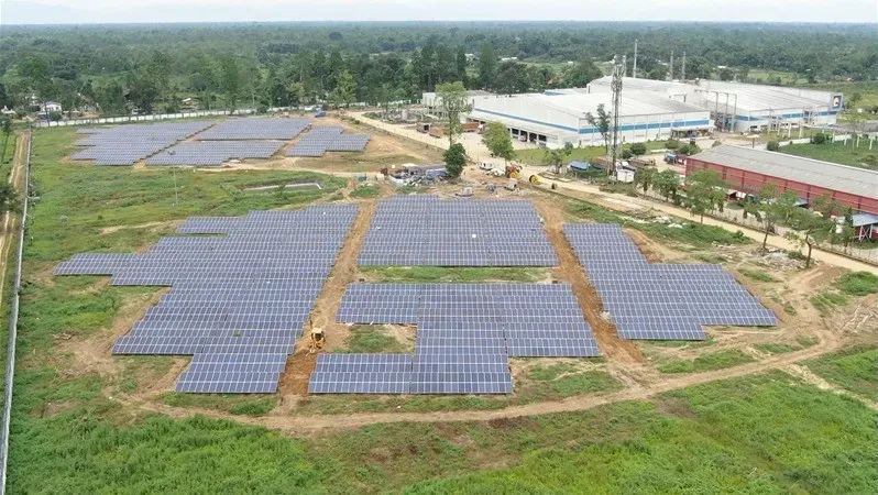 rooftop solar plant for hul